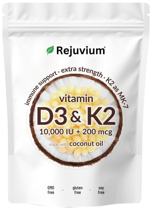 Vitamin D3 K2 Supplement Softgels